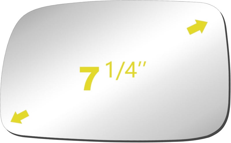 BOOLEE Mirror Glass Replacement fit for 2007-2012 Toyota Camry (1st digit of VIN is “J” made in Japan Only) Driver Left Side LH With Adhesives - Image 2